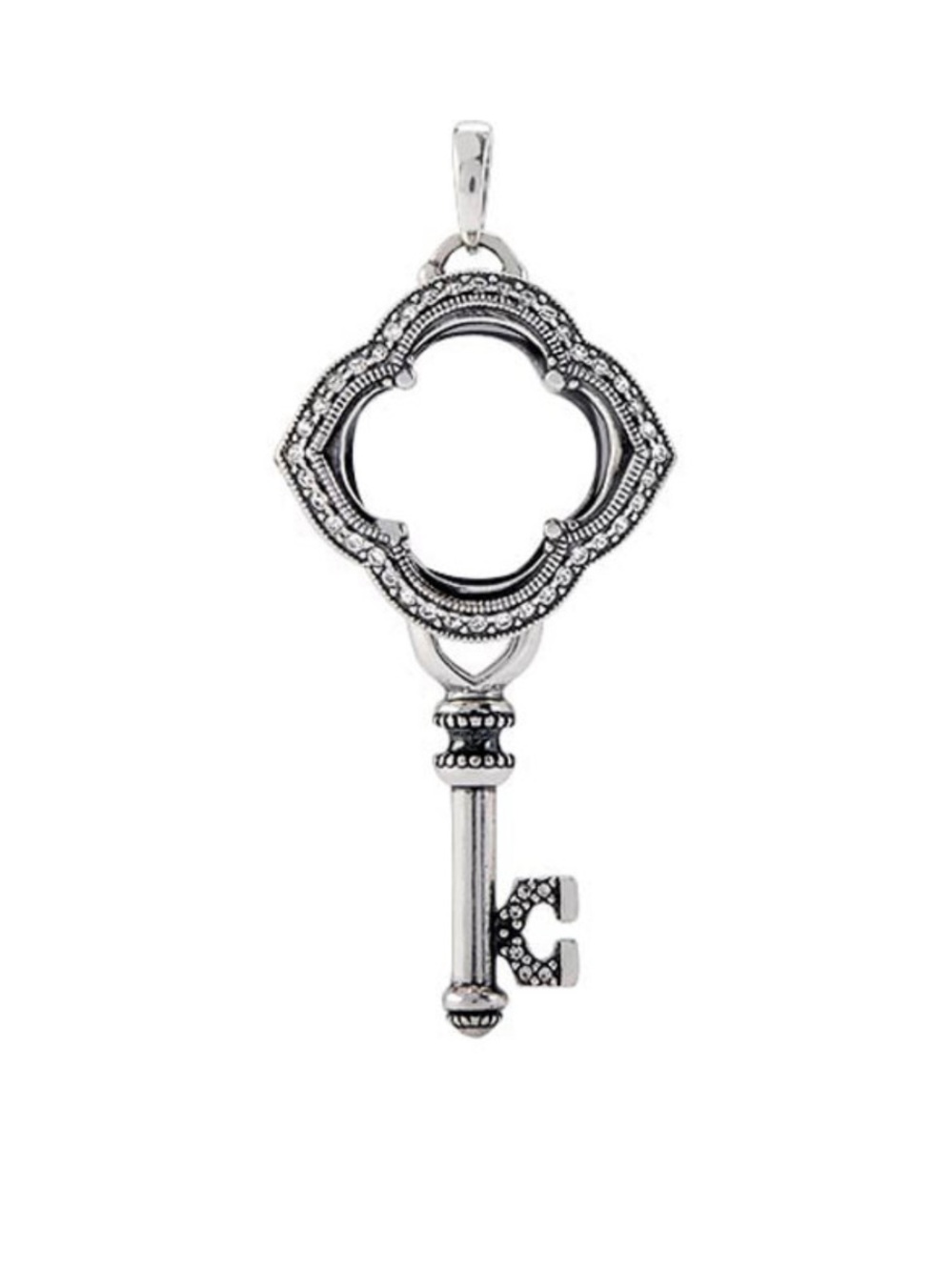 Origami Owl Silver Vintage Convertible Key Locket 🩵